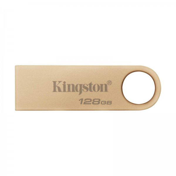 USB disk Kingston 128GB DT SE9 G3, 3.2, 220/100MB/s, kovinski, zlata barva