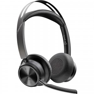 Naglavne slušalke Poly Voyager Focus 2 USB-C s stojalom za polnjenje