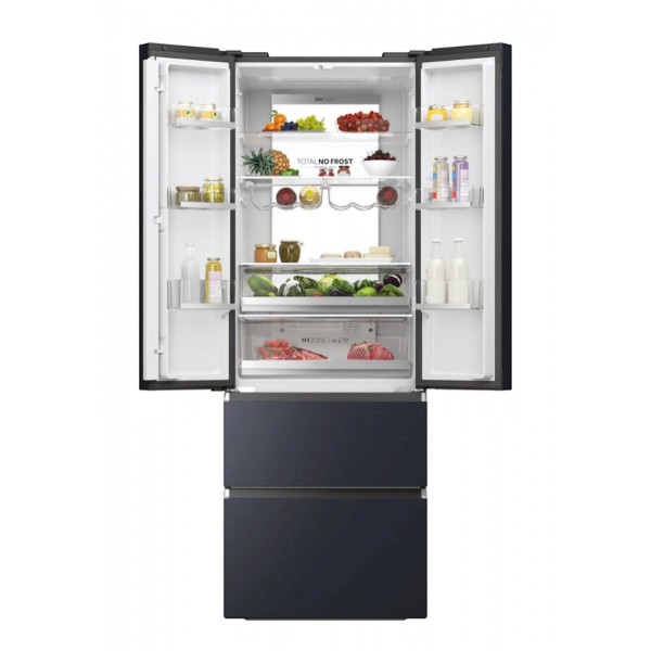 Hladilnik HAIER HFW7720ENMB, 190 cm, F, 477 l, French Door, iconic črna Hladilnik HAIER HFW7720ENMB, 190 cm, F, 477 l, French Door, iconic črna
