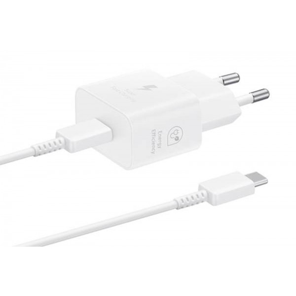 SAMSUNG ADAPTER+KABEL HITRI TYPE-C TO TYPE-C 25W WHITE