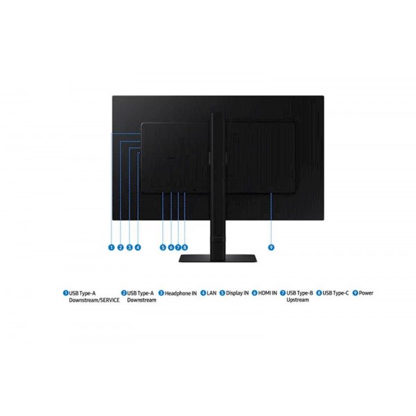 Monitor Samsung 27" S80UD ViewFinity S8, IPS, 3840x2160, HDMI, DP, USB-C Monitor Samsung 27" S80UD ViewFinity S8, IPS, 3840x2160, HDMI, DP, USB-C