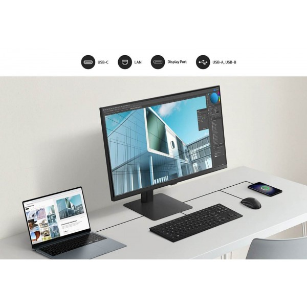 Monitor Samsung 27" S80UD ViewFinity S8, IPS, 3840x2160, HDMI, DP, USB-C Monitor Samsung 27" S80UD ViewFinity S8, IPS, 3840x2160, HDMI, DP, USB-C