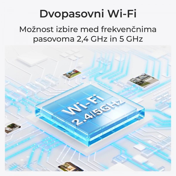 Reolink IP Kamera Argus serija B330 5MP, Zunanja, Baterijska, Barvni nočni vid, Wi-fi