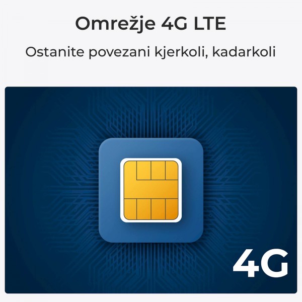 Reolink IP Kamera GO serija G450 4K, Zunanja, Baterijska, 4G LTE, 360° pogled +Solarni Panel