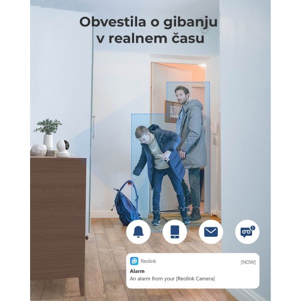 Reolink IP Kamera  E serija E330 Wi-fi, Notranja, 5MP, Auto sledenje,Bela