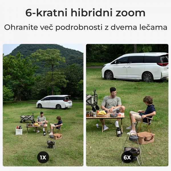 Reolink IP Kamera Trackmix Serija B770 Zunanja, Baterijska, Dvojna Leča, Samodejno sledenje, zoom.