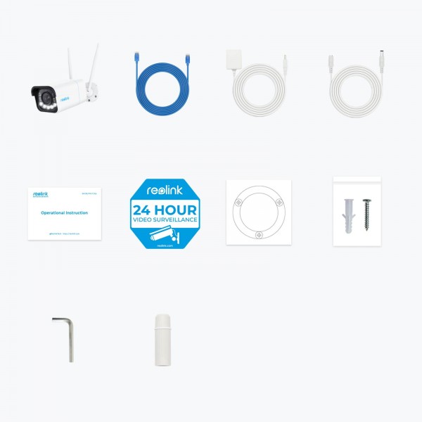 Reolink IP Kamera  W430 4K, Zunanja, 5x optični zoom, Barvni nočni vid