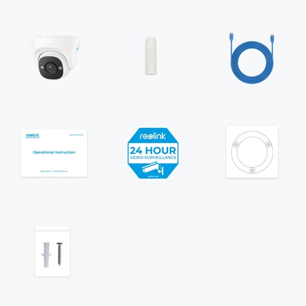 Reolink Ip Kamera ColorX serija P324 5MP, POE, 30m Nočni vid Reolink Ip Kamera ColorX serija P324 5MP, POE, 30m Nočni vid