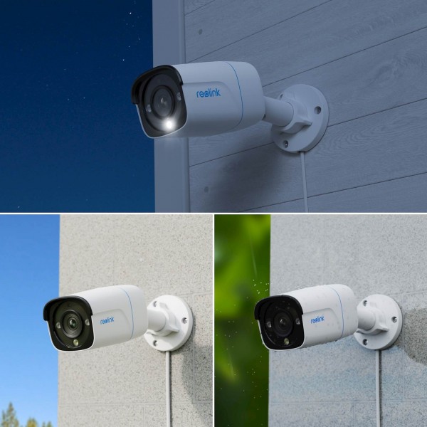 Reolink Ip Kamera serija P330 8MP, POE Bullet kamera, Barvni nočni vid, dvosmerni zvok