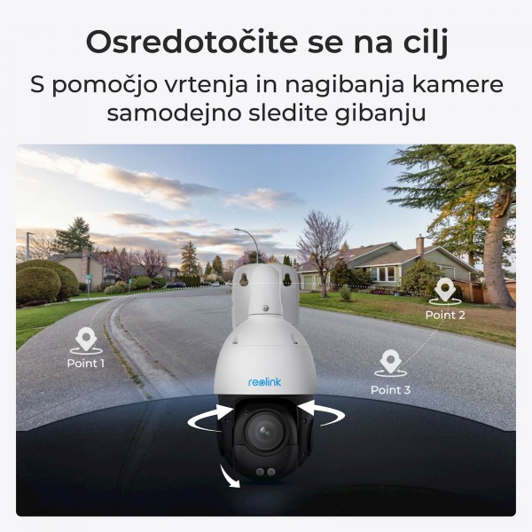 Reolink IP Kamera P850 4K, 8MP,  360° Pan & 90° Tilt, 16x zoom, Auto sledenje, POE
