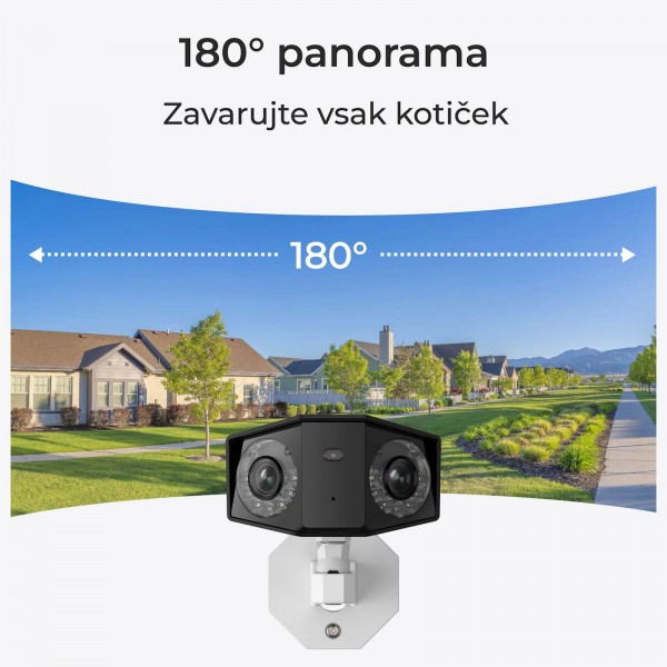 Reolink IP Kamera Duo serija P730 4K, 4MP, Zunanja, dvojna leča  180°, POE