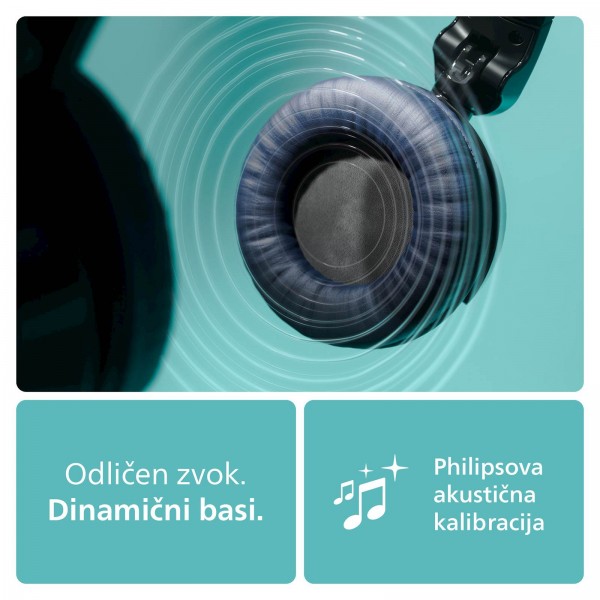 SLUŠALKE PHILIPS TAH3209BK SLUŠALKE PHILIPS TAH3209BK