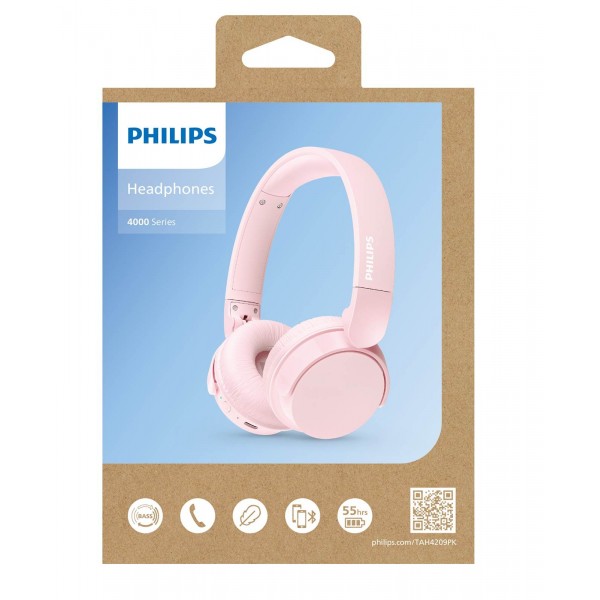 SLUŠALKE PHILIPS TAH4209PK SLUŠALKE PHILIPS TAH4209PK