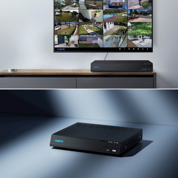 Reolink NVR snemalnik NVS16 16MP, 16 kanalni POE, 4TB HDD, 24/7 snemanje