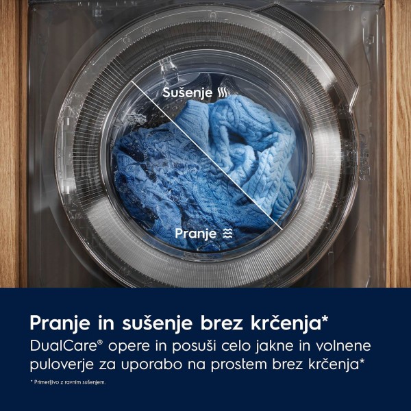 Pralno sušilni stroj Electrolux EW8W4402QE, 11+7 kg, WiFi, inverter motor Pralno sušilni stroj Electrolux EW8W4402QE, 11+7 kg, WiFi, inverter motor