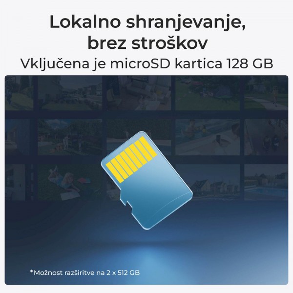 Reolink Home Hub 1 16MP, do 8 kamer, 64Gb MicroSD, Alarm 115Db