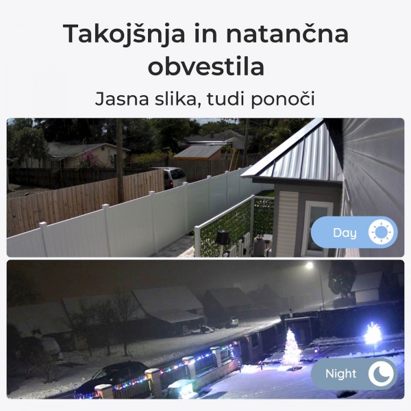 Reolink IP Kamera Argus serija B310 Komplet z Solarnim panelom, Baterijska, Nočno snemanje.