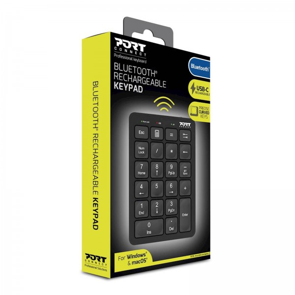 Tipkovnica PORT numerična BT Bluetooth