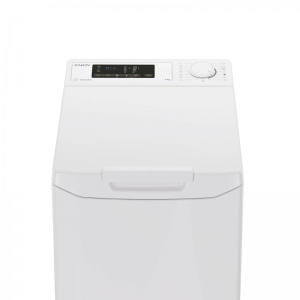 Pralni stroj CANDY TCA273D3-S, TOP LOADER, 7 kg, C