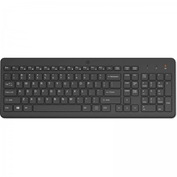 Tipkovnica HP 220 brezžična črne barve