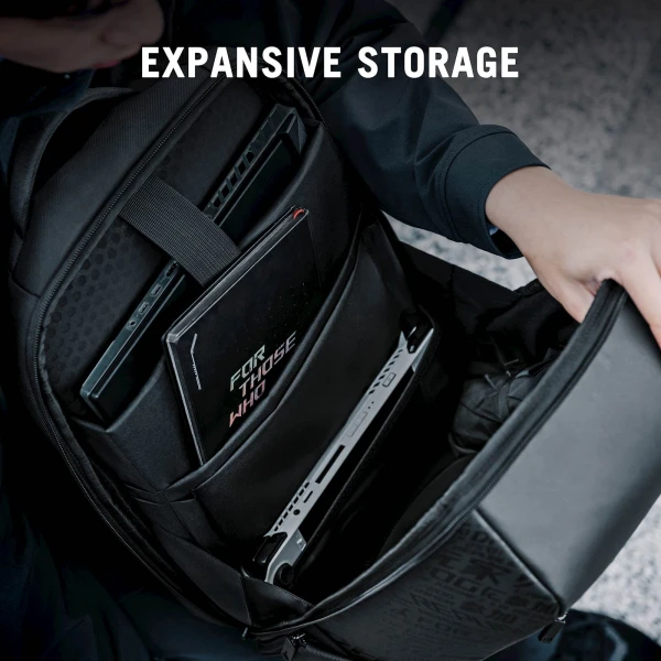 Nahrbtnik ASUS ROG Ranger Gaming Backpack 16 BP2501, črn, za prenosnike do 16''