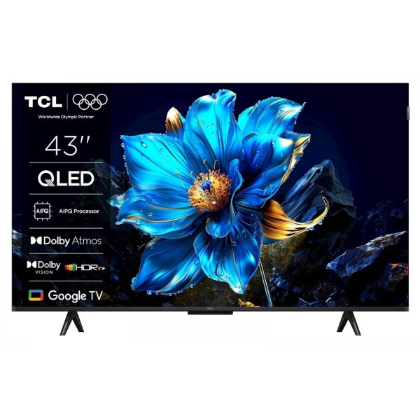 TCL 4K QLED TV 43P71K, Google TV, Dolby Vision & Atmos