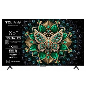 TCL 4K QD-Mini LED TV 65C61K, Google TV, 144Hz, Onkyo zvok z Dolby Atmos