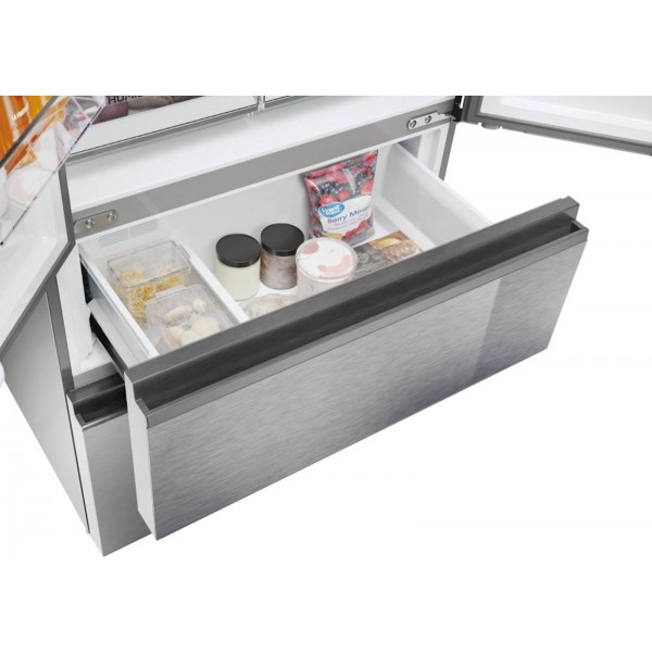 Hladilnik HAIER HFR7819ENGC, 190 cm, E, 504 l, French Door, Srebrn