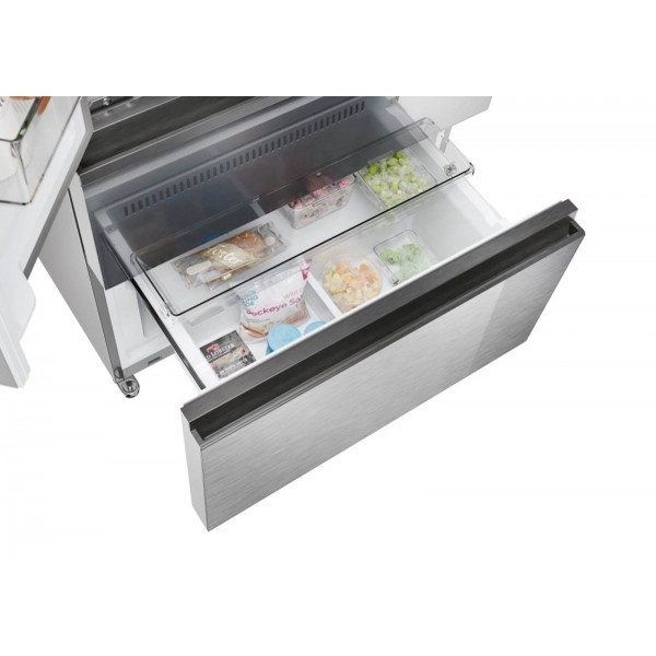 Hladilnik HAIER HFR7819ENGC, 190 cm, E, 504 l, French Door, Srebrn