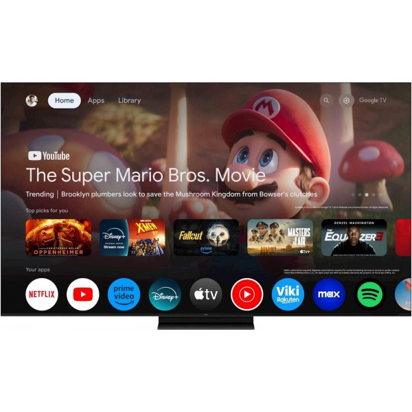 TCL 4K QD-Mini LED HDR PREMIUM 65C79K,  Google TV, 144Hz, Ozvočeno z Bang & Olufsen