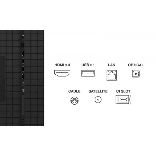 TCL 4K QD-Mini LED HDR PREMIUM 65C81K, Google TV, 144Hz, Ozvočeno z Bang & Olufsen