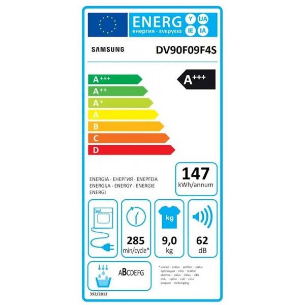 Sušilni stroj Samsung DV90F09F4SU4, 9 kg Sušilni stroj Samsung DV90F09F4SU4, 9 kg