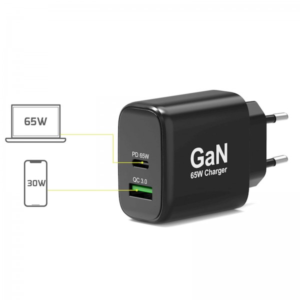 Napajalnik PORT GaN USB-C/ USB-A 120W Napajalnik PORT GaN USB-C/ USB-A 120W
