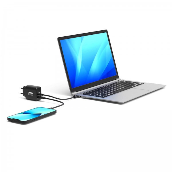 Napajalnik PORT GaN USB-C/ USB-A 120W Napajalnik PORT GaN USB-C/ USB-A 120W