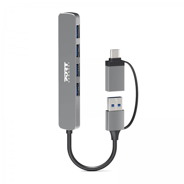 HUB PORT USB 4 PORTS 3.0 SLIM COMBO for BtoC