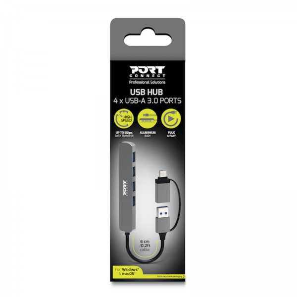 HUB PORT USB 4 PORTS 3.0 SLIM COMBO for BtoC HUB PORT USB 4 PORTS 3.0 SLIM COMBO for BtoC