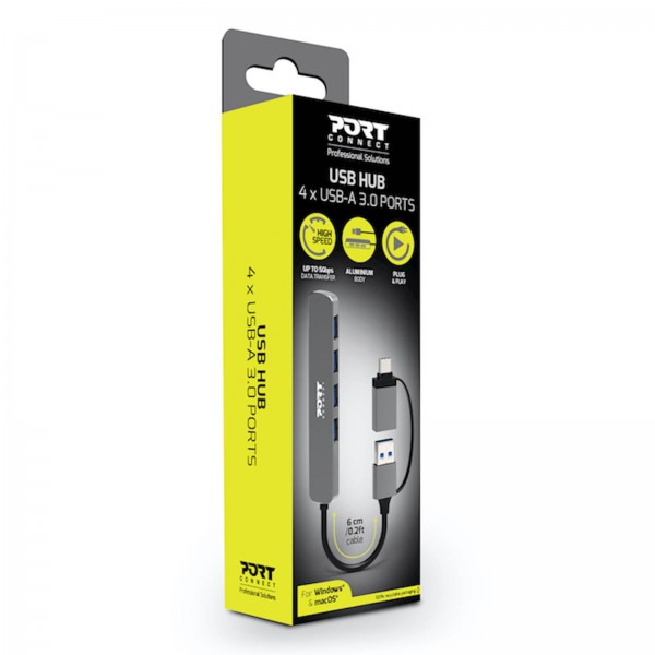 HUB PORT USB 4 PORTS 3.0 SLIM COMBO for BtoC HUB PORT USB 4 PORTS 3.0 SLIM COMBO for BtoC