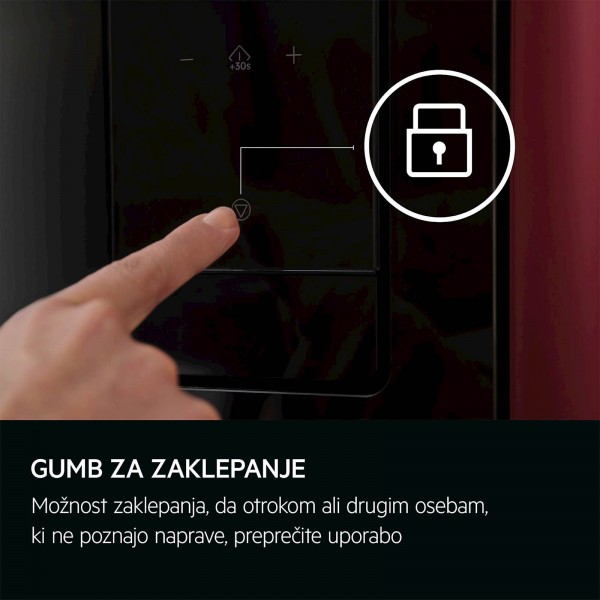 Vgradna mikrovalovna pečica AEG TMS5G25IEM, žar