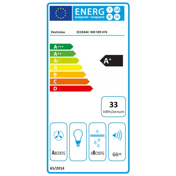 Vgradna kuhalna plošča Electrolux z integrirano napo ECC8344 Vgradna kuhalna plošča Electrolux z integrirano napo ECC8344