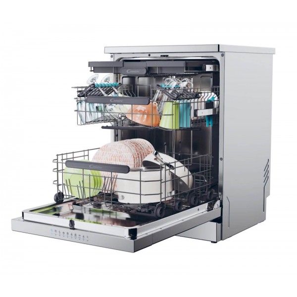 Pomivalni stroj CANDY Rapido CF 6B2S3PSX, B, inox