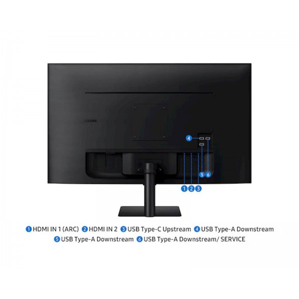 Monitor Samsung 32 M70F Smart M7, VA, 3840x2160, 2x HDMI, USB-C, Wi-Fi, BT