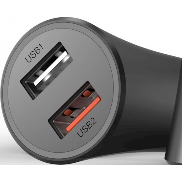 Xiaomi Avtomobilski polnilnik Mi 37W, Dvojna vrata USB-A Xiaomi Avtomobilski polnilnik Mi 37W, Dvojna vrata USB-A