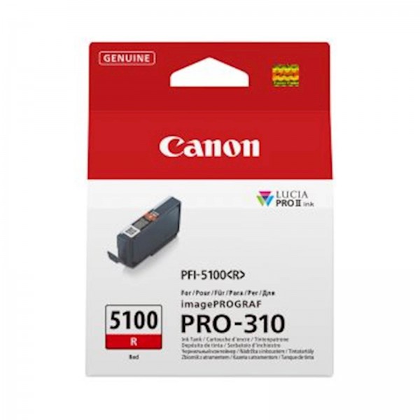 ČRNILO CANON PFI-5100 MAT RDEČA ZA PRO310