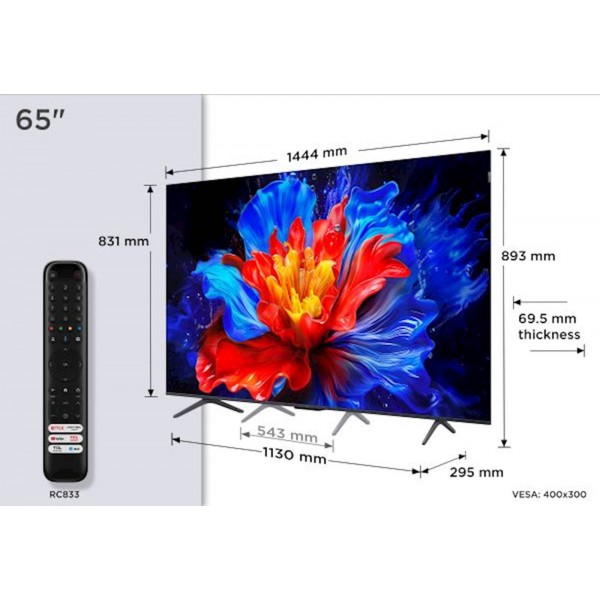 TCL 4K QLED TV 65P81K