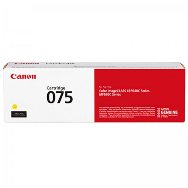 TONER CANON CRG-075Y  YELLOW ZA LBP64x, MF66x ZA 1.300 STRANI