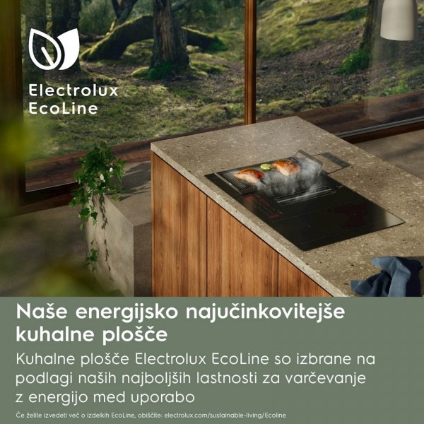 Vgr. plošča Electrolux z integrirano napo ECC83443CZ, saphir matt