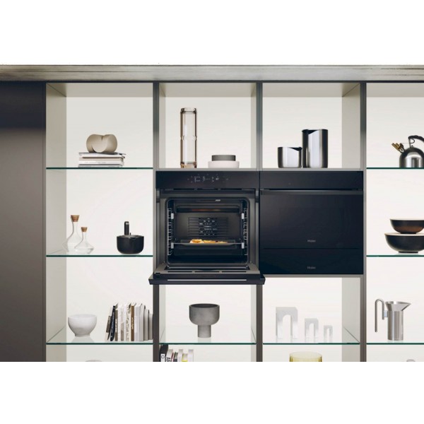 Vgradna pečica HAIER H6 ID65G3YTB, A++, črna