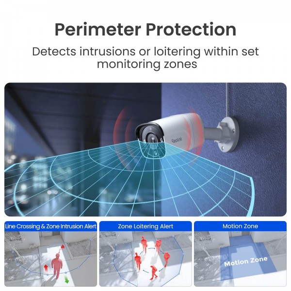 Reolink SMB kamera RP-PCB8M 8MP, 4K, IR 30m, POE, Ai zaznavanje
