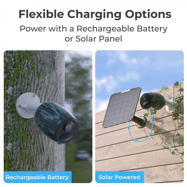 Reolink IP Kamera GO serija G330 4MP, Zunanja, Baterijska, 4G LTE podpora, priložen solarni panel 1