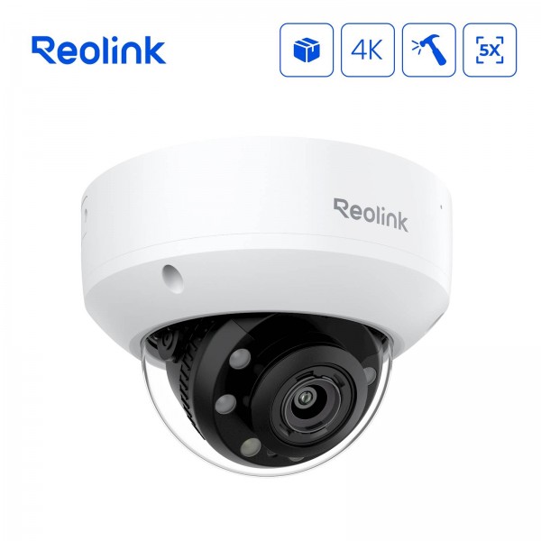 Reolink SMB kamera RP-PCV8MZ, 8MP, 4K, IK10 vandal odporna, 5x zoom, AI inteligenca